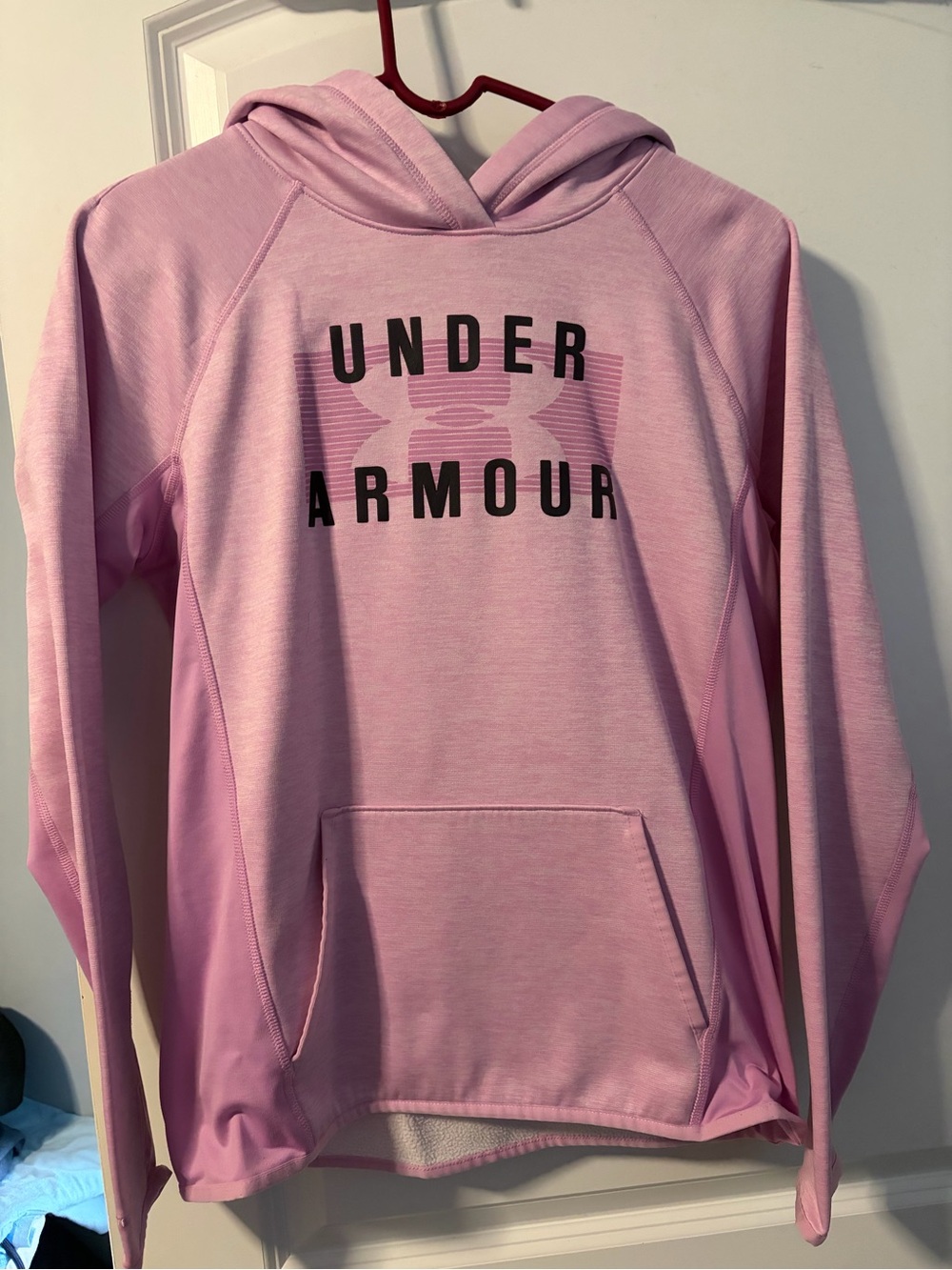 Under Armour Light Pink Girls' Pullover Hoodie